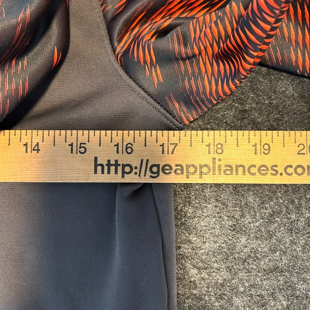 Under Armour Charcoal and Fiery Orange Hoodie‎